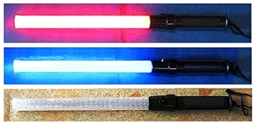 Amazon.co.jp: LED合図灯 赤・青2色 ACE-12RB 1本で2役 赤・青2